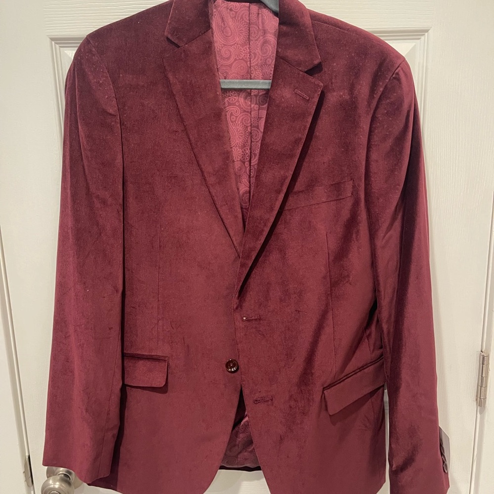 Alfani Burgundy Men's Blazer